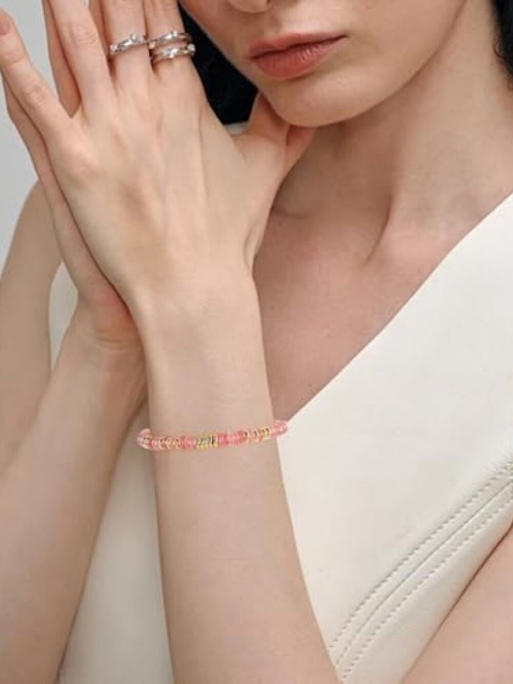 Gold Plated Bracelets for Women, Boho Bangle Bracelets | Beaded Bracelets Trendy